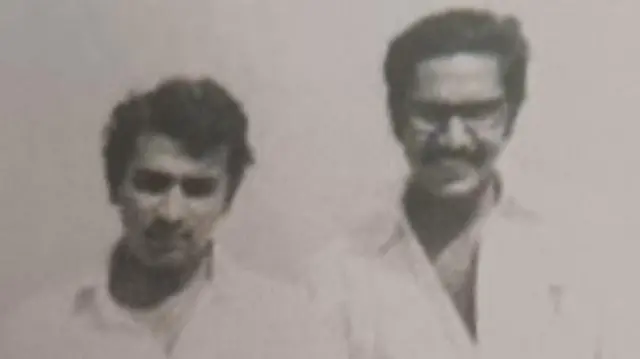 सुनील गावस्कर और अंशुमन गायकवाड़