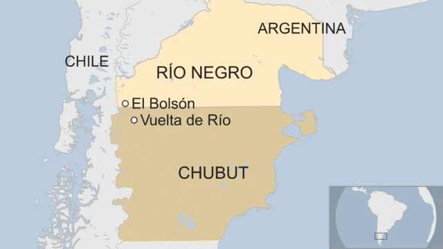 Mapa Chubut