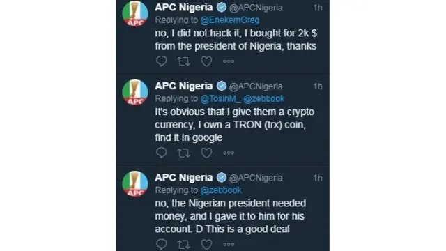 ìkànì Twitter ẹgbẹ́ oselu APC