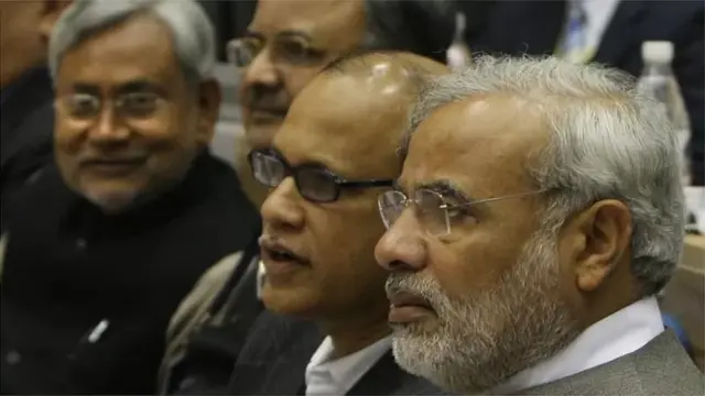 નીતીશકુમાર અને નરેન્દ્ર મોદી