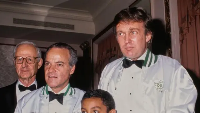 Donald Trump com trajesbaixar app f12 betbeisebol no jantar anual da Liga Atlética da Políciabaixar app f12 bet1989