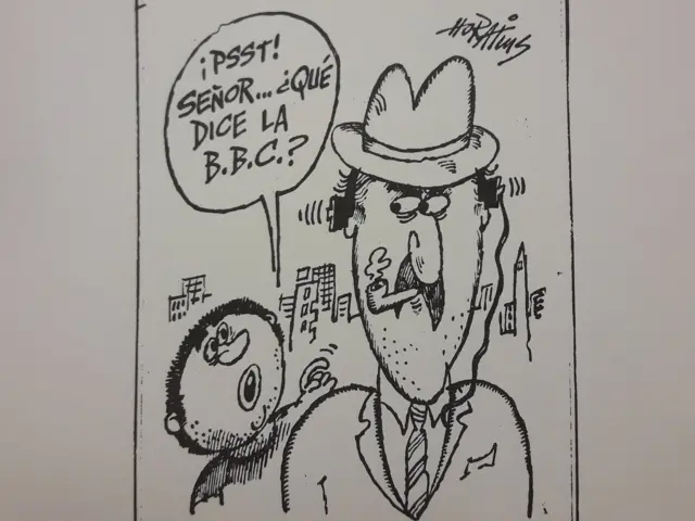 Caricatura de Horatius sobre la BBC