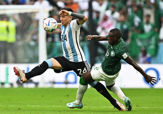 सऊदी अरब और अर्जेंटीना का मुक़ाबला