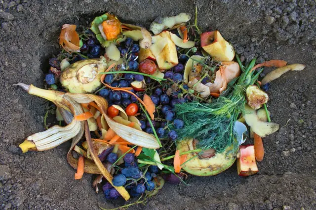 Comida desperdiciada.