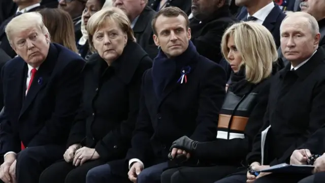 Путин, Меркель, Трамп