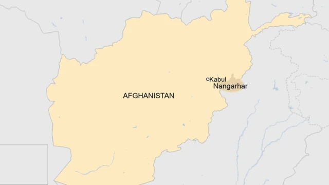 Ikarita yerekana ahagabwe igitero n'Amerika muri Afghanistan