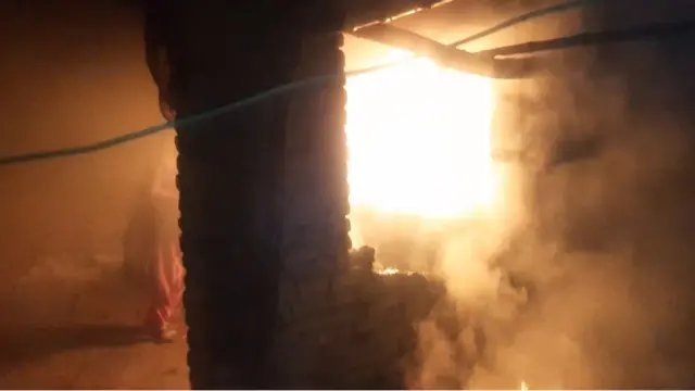 لڑکی کے گھر میں آگ لگنے کا واقعہ