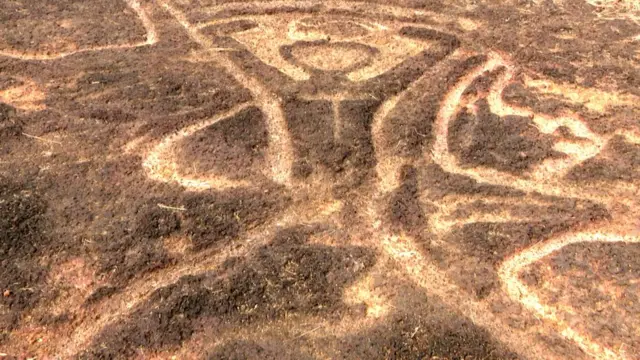 Petroglyph child