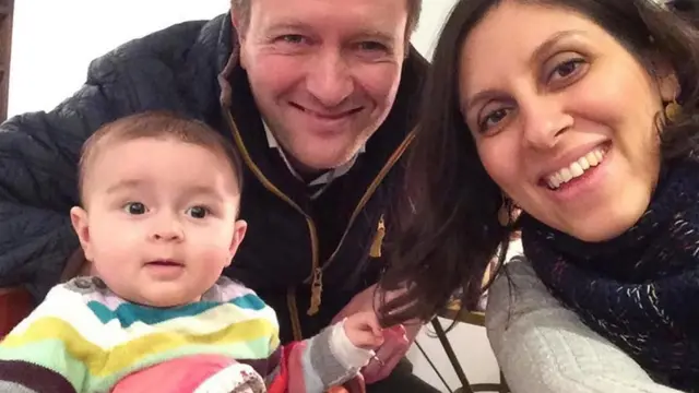 نازنین زاغری و همسرش ریچارد رتکلیف بیش از سه سال است که نتوانسته اند در کنار یکدیگر و دختر خردسالشان باشند