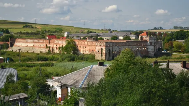Стіни замку заввишки 14-16 метрів