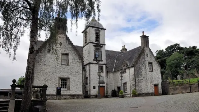 Кафе в Стерлинге, расположенное в здании бывшей больницы.