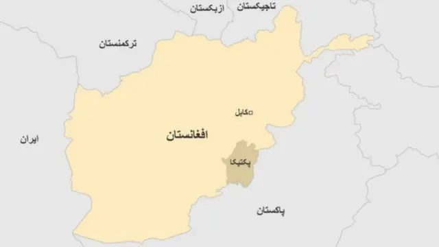 نقشه ولایت پکتیکا