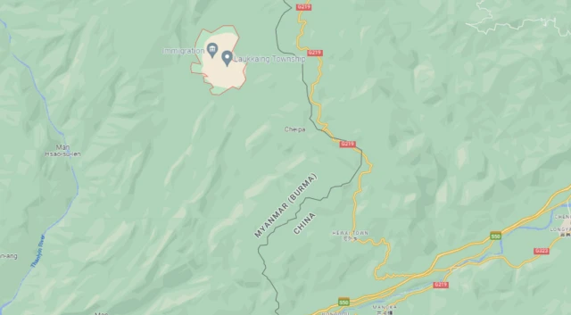 တ﻿ရုတ်-မြန်မာ နယ်စပ်က လောက်ကိုင်မြို့