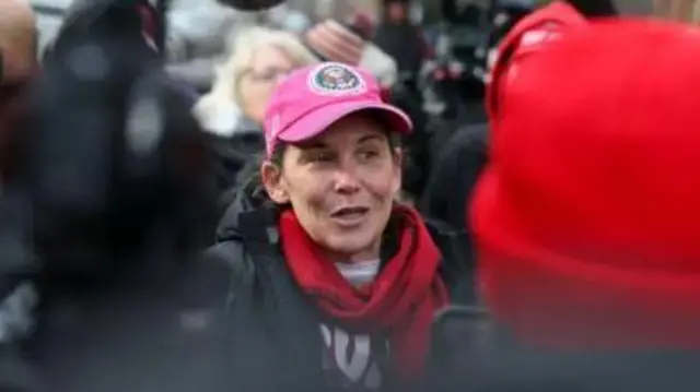 Rachel Powell to wa lara awọn to kọlu ile Aṣofin Amẹrika.