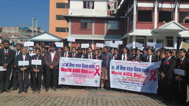 विश्व एड्स दिवसमा दाङमा आयोजित कार्यक्रम