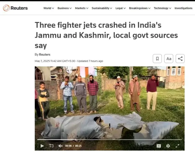 রয়টার্সের প্রতিবেদনের প্রচ্ছদ