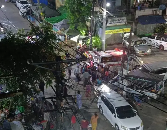 တာမွေဘုရားပွဲစျေး ပေါက်ကွဲမှုမှာ ဒဏ်ရာရသူတချို့ရှိ