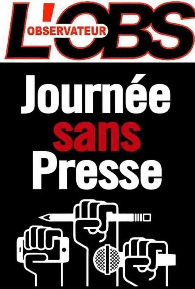 Une du journal l'Observateur 