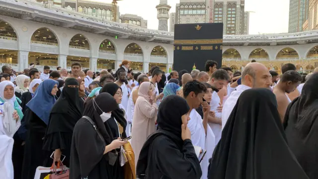 Les musulmans accomplissent la Omra à La Mecque, en Arabie saoudite - 27 janvier 2023