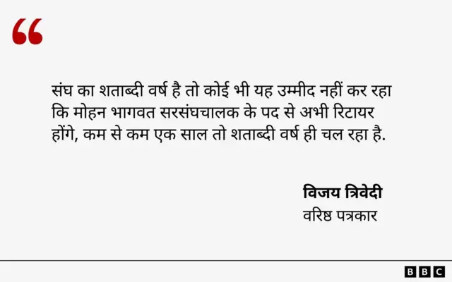 आरएसएस के सरसंघचालक के पद से मोहन भागवत के रिटायरमेंट पर