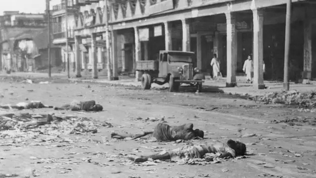 কলকাতার রাস্তায় পড়ে আছে লাশ - ১৯৪৬