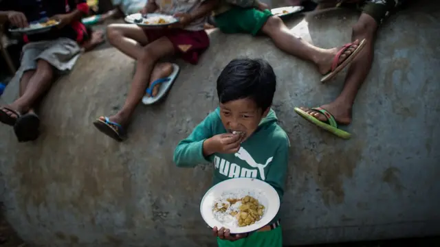 မြစ်ကြီးနား စစ်ရှောင်စခန်းက ကလေးငယ်တစ်ဦး- ၂၀၁၈