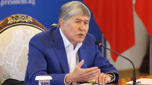 Мурдагы президент Алмазбек Атамбаев 