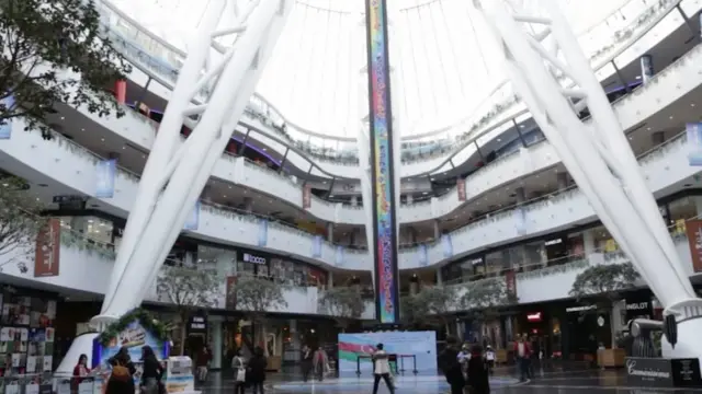 أحد مراكز التسوق في أستانا