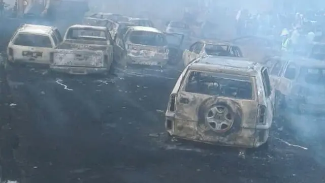 Awọn ọkọ to jona ni Eko