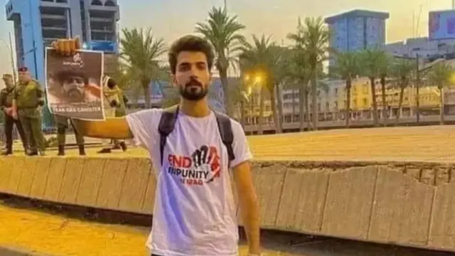 الناشط العراقي حيدر الزيدي