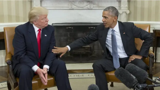 أوباما وترامب