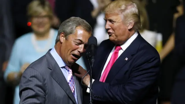 Nigel Farage e Donald Trump