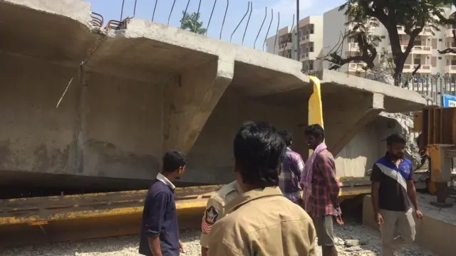 తిరుపతిలో కూలిన ఫ్లై ఓవర్