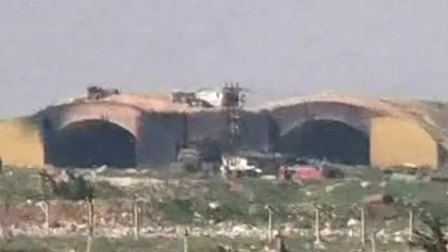 База Шайрат после обстрела