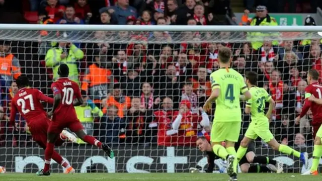 Divok Origi postiže gol protiv Barselone u revanšu polufinala Lige šampiona