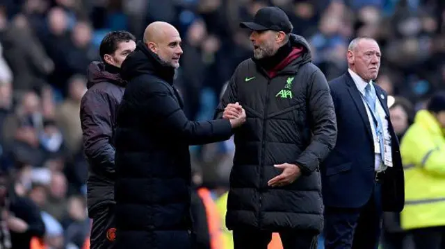 Pep Guariola and Jurgen Klopp