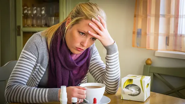 Жінка і застуда