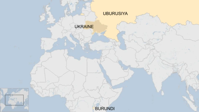 Uburusiya, Uburundi na Ukraine