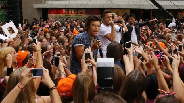 One Direction en Nueva York, 2013.