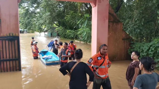 ၂၀၂၅ ခုနှစ်၊ ဇူလိုင်လအတွင်း တောင်ငူမြို့မှာ ရေတက်ခဲ့တဲ့ အခြေအနေ(ပုံဟောင်း)