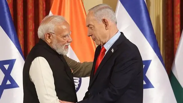 पीएम नरेंद्र मोदी और इसराइली पीएम बिन्यामिन नेतन्याहू