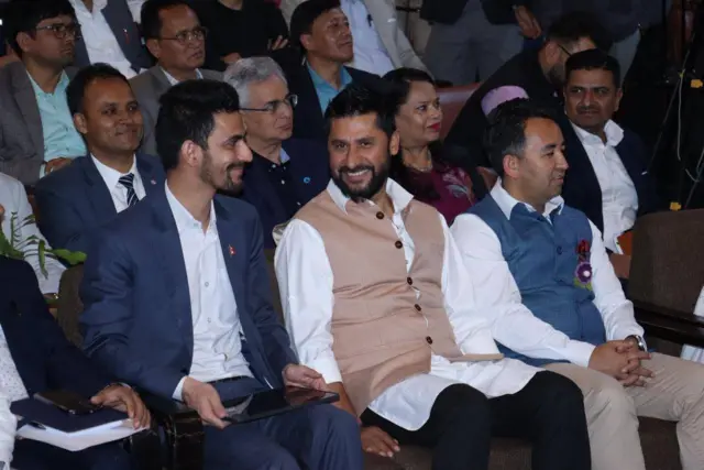 भूपदेव शाह, रवि लामिछाने र विपिन शाहसहितका रास्वपा नेताहरू