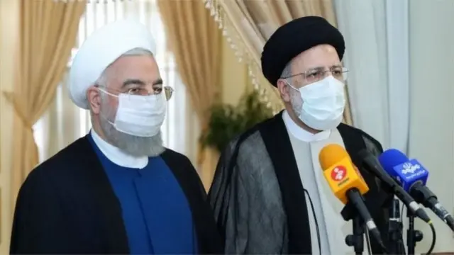 हसन रूहानी के साथ इब्राहीम रईसी