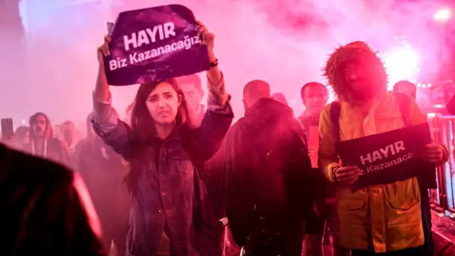 İstanbul'daki protestodan görüntüler