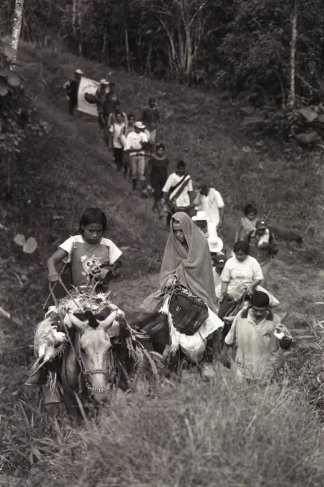 Foto registrada por Jesús Abad Colorado Lopez durante conflito armado na Colômbia