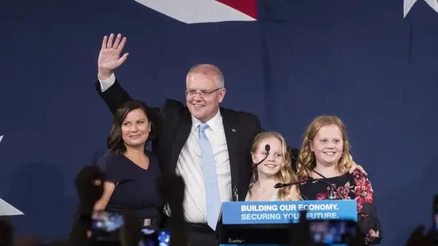 اسکات موریسون، از ۹ ماه پیش به نخست‌وزیری استرالیا رسیده بود