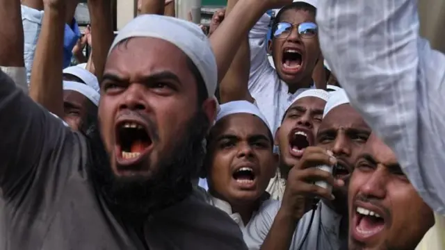 बांग्लादेश में कट्टरपंथियों का प्रदर्शन (सांकेतिक तस्वीर)