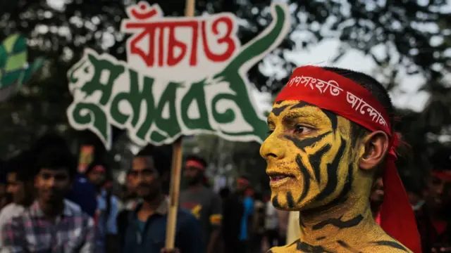 রামপাল প্রকল্পের বিরুদ্ধে বাংলাদেশে প্রতিবাদ