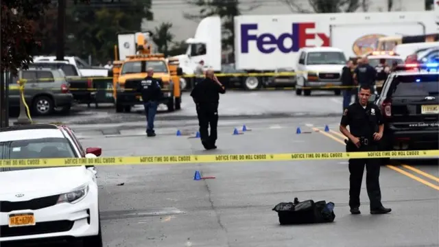 容疑者が逮捕されたリンデンの現場