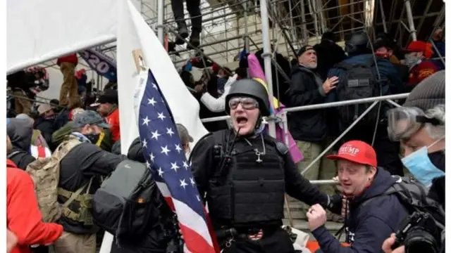 Demosntran pro Trump